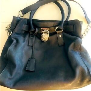 Michael Kors Hunter Green Hamilton Shoulder Bag